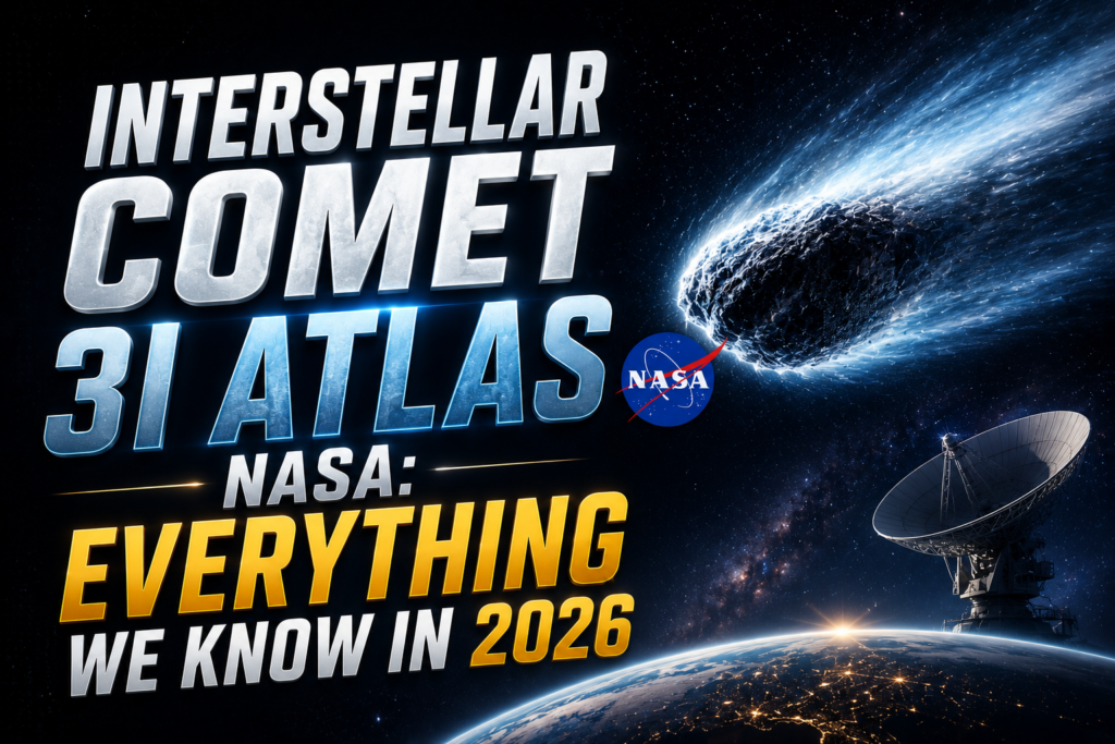 Interstellar Comet 3I Atlas NASA Everything We Know in 2026