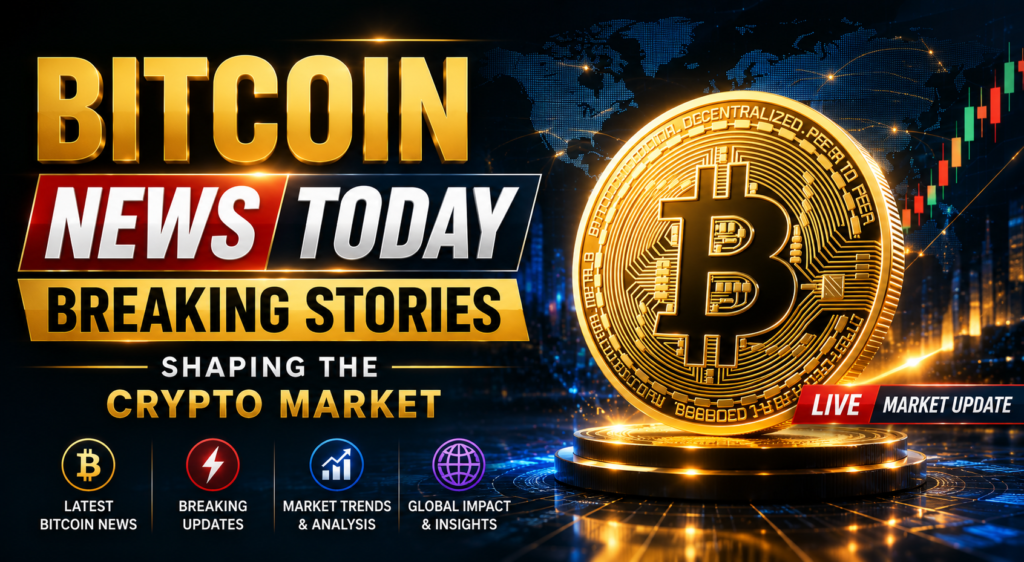 Bitcoin News Today Breaking Stories Shaping the Crypto Market